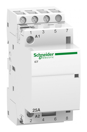 Модульный контактор Schneider Electric iCT 3P 25А 400/240В AC