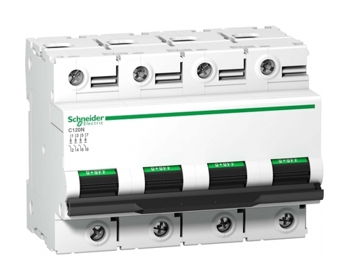 Автоматический выключатель Schneider Electric Acti9 4P 63А (C) 10кА