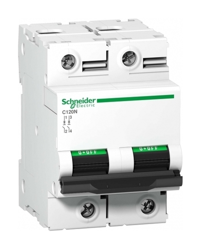 Автоматический выключатель Schneider Electric Acti9 2P 80А (D) 10кА