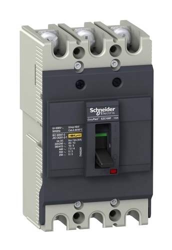 Силовой автомат Schneider Electric Easypact EZC 100, TM-D, 10кА, 3P, 20А