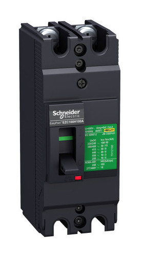 Силовой автомат Schneider Electric Easypact EZC 100, TM-D, 30кА, 2P, 15А
