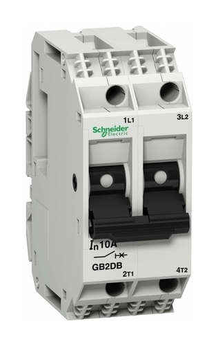 Автоматический выключатель Schneider Electric TeSys GB2 2P 5А 1.5кА, GB2DB10