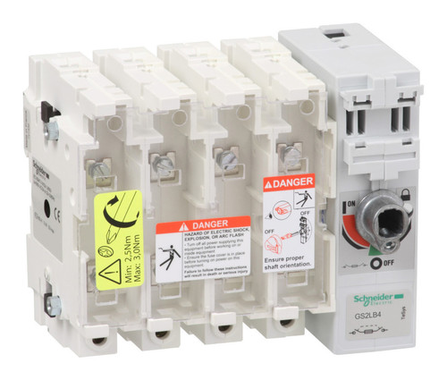 Рубильник с предохранителем Schneider Electric TeSys GS 160А 4P, B1, B2