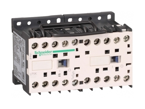 Реверсивный контактор Schneider Electric TeSys LP5K 3P 12А 400/24В DC 5.5кВт