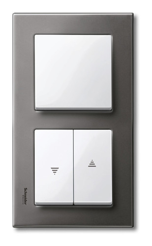 Рамка 2 поста Schneider Electric MERTEN M-ELEGANCE, серый родий