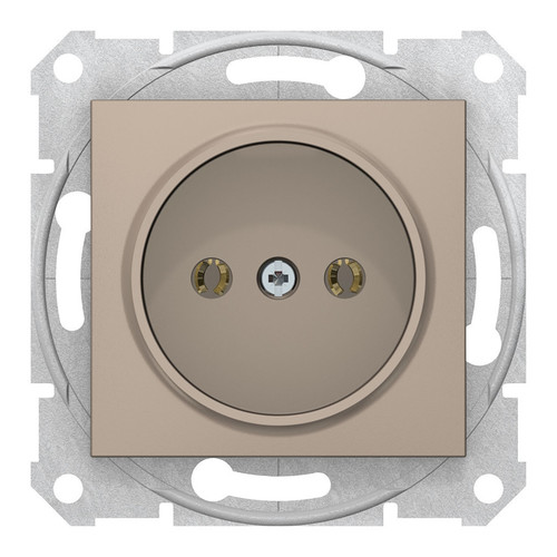 Розетка Schneider Electric SEDNA, скрытый монтаж, титан
