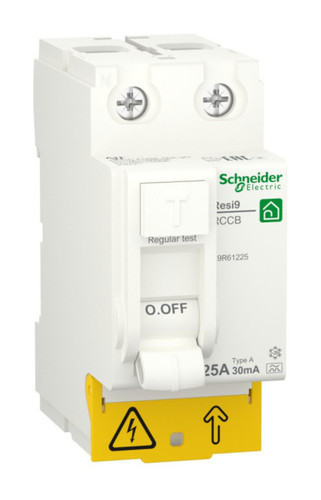 УЗО Schneider Electric Resi9 2P 25А, 30 мА ( A ), R9R61225