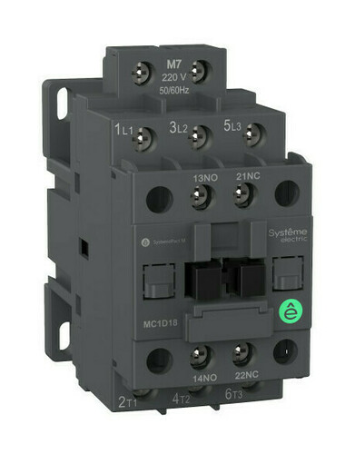 Контактор Systeme Electric SystemePact M 3P 12А 24В AC 5.5кВт, MC1D12B7