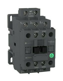 Контактор Systeme Electric SystemePact M 3P 9А 220В AC 4кВт, MC1D09M7